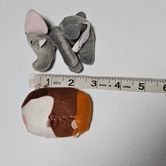 Hamster Elephant Worm Snake Orange Smiley Face Lot Of 6 Plush Stuffed Animals - Picture 12 of 12